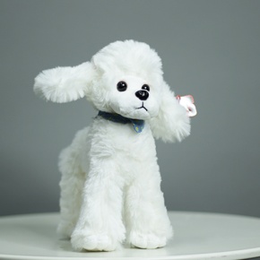 Плюшевый пудель белый (25 см) в Котельниках