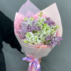 Букет из 11 веток сирени микс в Котельниках