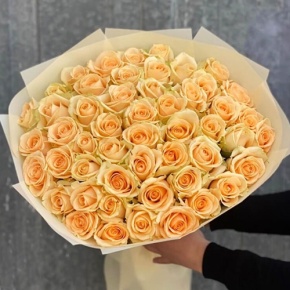 Букет из 51 розы Аваланж (60 см) в Котельниках