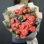 Букет "Фортуна" из коралловых роз и оксипеталума в Котельниках Букет "Фортуна" из коралловых роз и оксипеталума в Котельниках