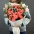 Букет "Фортуна" из коралловых роз и оксипеталума в Котельниках Букет "Фортуна" из коралловых роз и оксипеталума в Котельниках