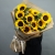 Букет "Месседж" с подсолнухами и эвкалиптом в Котельниках