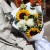 Букет "Солнечный цветочек" из подсолнуха, гиперикума, хризантем и орнитагалума в Котельниках