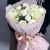 Букет "Белый жемчуг" из гортензий и пионов в Котельниках Букет "Белый жемчуг" из гортензий и пионов в Котельниках